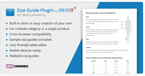 plugin size guide wordpress woocommerce
